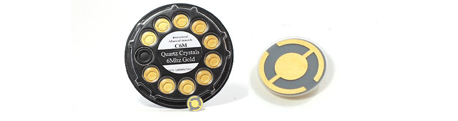Gold 6MHz Quartz Crystals